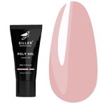 Modeling polygel Poly Gel Siller №2 pink-peach 30 ml (18792)