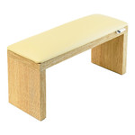 Armrest ECOSTAND Wood beige on beige legs 320x160x110 mm