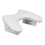 Подставка ортопедическая маникюрная ECOSTAND Butterfly белая на белых ножках