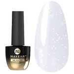 Топ для ногтей MAKEAR Top White Dot без липкого слоя 8 мл