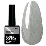Gel polish NAILSOFTHEDAY Korean cat eye 05 translucent gray 10 ml