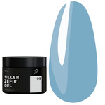 Gel für Extensions SILLER Zefir Nr. 09 (Glas) graublau 15 ml (NF-00019236)