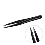 Eyebrow tweezers Staleks Pro EXPERT 11 TYPE 5 (point), black