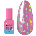 Топ Lunamoon Top Bestie серебряный голографический 13 мл (300-3924)