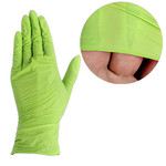 Diagnostic gloves medaSEPT NITRILE ALOEVIT nitrile powder-free green kat. III size XS 100 pcs
