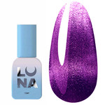 Gel polish LUNA Cat Eye Gel №257 lilac, purple 13 ml (047-4122-1249)