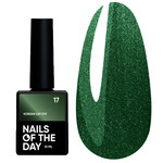 NAILSOFTHEDAY Korean cat eye 17 - zielony lakier hybrydowyz efektem "kocie oko", 10 ml