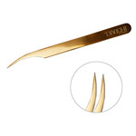 Eyelash tweezers Divochi Dolphin rose gold
