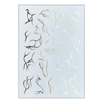 Слайдер дизайн UAslider золото линии № Fg 278