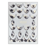 Слайдер дизайн UAslider черный френч и цветы №CF 445