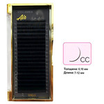 Eyelashes Divochi Air MIX black curl CC 0.10 20 rows 7-12 mm