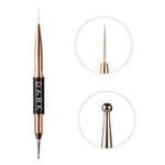 Кисть двусторонняя DARK (13 мм лайнер + 2 мм дотс)