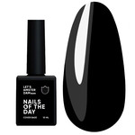 NAILSOFTHEDAY Let's Amsterdam Schwarzer Nagel Base 10 ml