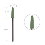 Polisher Dark 304 small cone rounded green