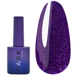 Gel polish DARK 170 purple with glitter 10 ml