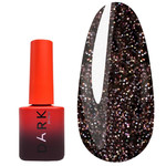 Gel-Nagellack Dark Cosmos 125 dunkelbraun reflektierend, 6 ml