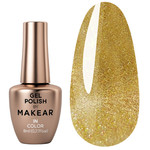 Gel polish MAKEAR 899 gold reflective 8 ml