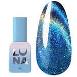 Gel polish LUNA Color Cat Eye 266 blue, gold 8 ml (047-5419-1566)