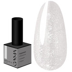 Gel-Nagellack GA&MA Mono Lac 012 einphasig weiß mit Glitzer 6 ml (7703106)