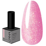 Gel-Nagellack GA&MA Mono Lac 013 einphasig rosa mit Glitzer 6 ml (7703107)