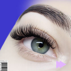 Eyebrows and eyelashes