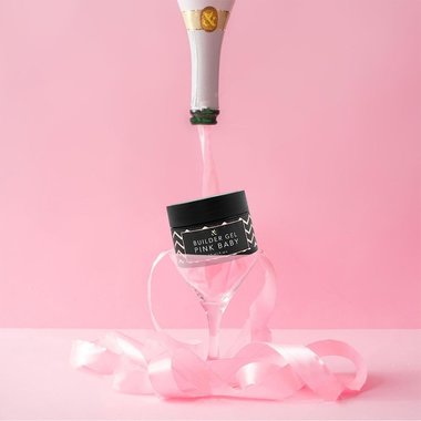 F.O.X Builder gel Pink baby нежно-розовый 15 мл - Фото №2