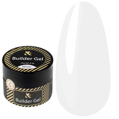 Gel FOX Builder Gel White white 15 ml - Фото №1