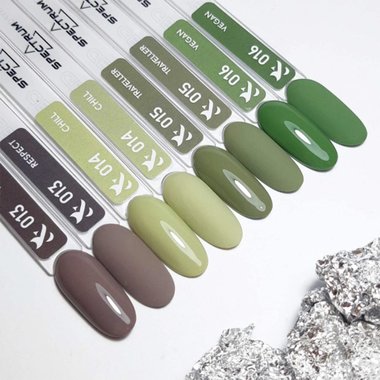 Gellack FOX SHOT Spectrum Gel Vinyl №016 dunkelgrün 5 g - Фото №3