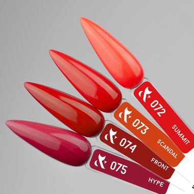 Gellack FOX SHOT Spectrum Gel Vinyl № 075 Kirsche 5 g - Фото №3