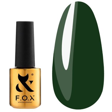 Gellack FOX Spectrum Gold №106 grüne Emaille Flasche 7 ml - Фото №1
