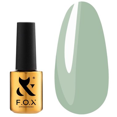 Gel polish FOX Spectrum gold №108 enamel grey-olive 7 ml - Фото №1