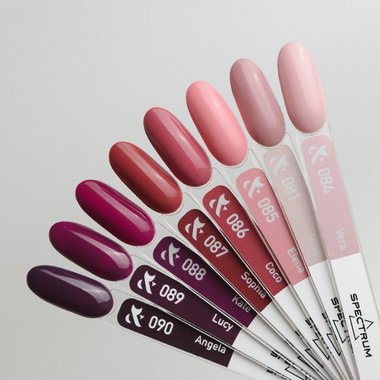 Gel polish FOX Spectrum gold №088 enamel berry purple 7 ml - Фото №2