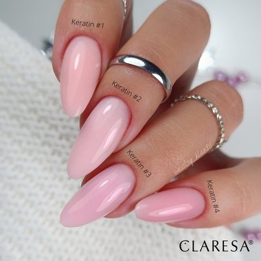 Цветная база 5в1 Claresa EXTEND CARE 5 IN 1 KERATIN 2 5г - Фото №3