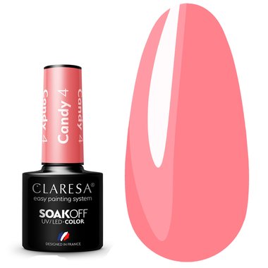 Claresa Hybrid Nagellack CANDY 4 rosa, 5г