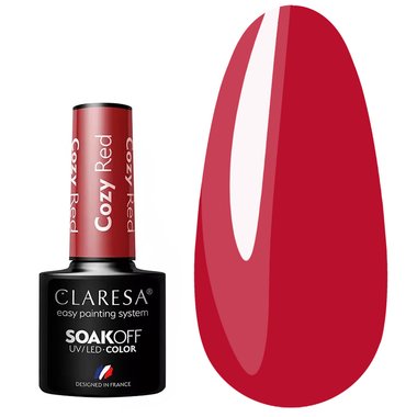 Claresa Gel Polish COZY RED warm red, 5g