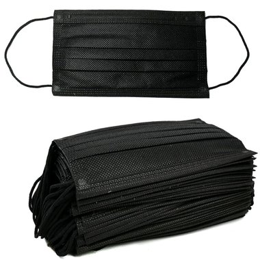 Медицинская маска Opharm черный 50 шт - Фото №1