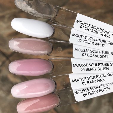 Victoria Vynn MOUSSE SCULPTURE GEL 01 Kristallglas 50 ml - Фото №2