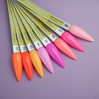 Гель-лак TUFI profi PREMIUM Summertime 02 пламя 8мл (0102172) - Фото №4