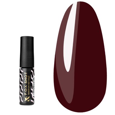 Gel polish FOX SHOT Spectrum №117 black cherry, 5 g
