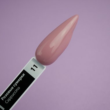 Gel polish TUFI profi  PREMIUM  Cappuccino  11 Pink twilight 8ml (0102593) - Фото №2