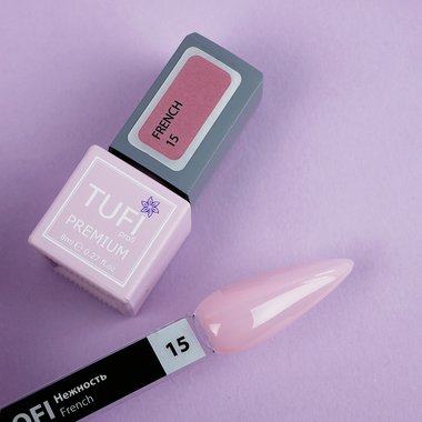 Гель-лак TUFI profi PREMIUM French 15 нежность 8мл (0121208) - Фото №3