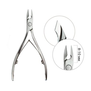 Lederschere TUFI profi PREMIUM M silber 8-10 mm (0097215) - Фото №1