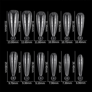 Верхние формы для наращивания TUFI profi PREMIUM миндаль 120 шт (0121805) - Фото №7