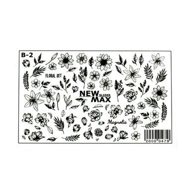 Слайдер NEW MAX B-2 цветы и листья