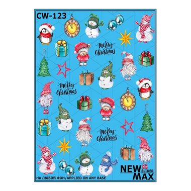 Slider design NEW MAX CW-123 New Year