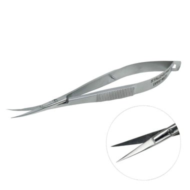 Tweezers Staleks Pro Expert 90 Type 1 (15 mm) - Фото №1