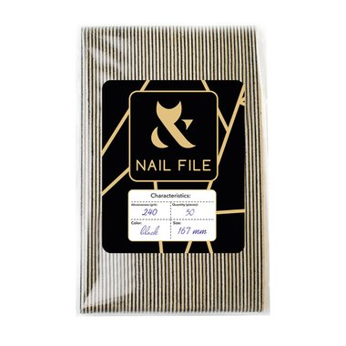 Набор сменных файлов F.O.X 240 грит 167 мм (50 шт.)