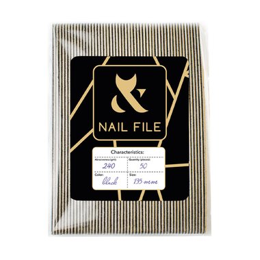 Set of interchangeable files FOX 240 grit 135 mm (50 pcs.)