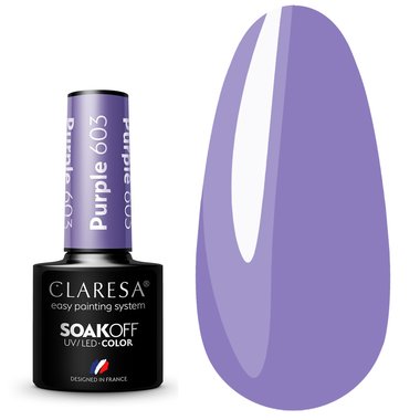 Claresa Gel Polish PURPLE 603 dark purple, 5g