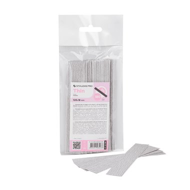 Сменные файлы для пилки прямой "PapMam" Staleks Pro SMART 22 180 грит (50 шт) DFC-22-180